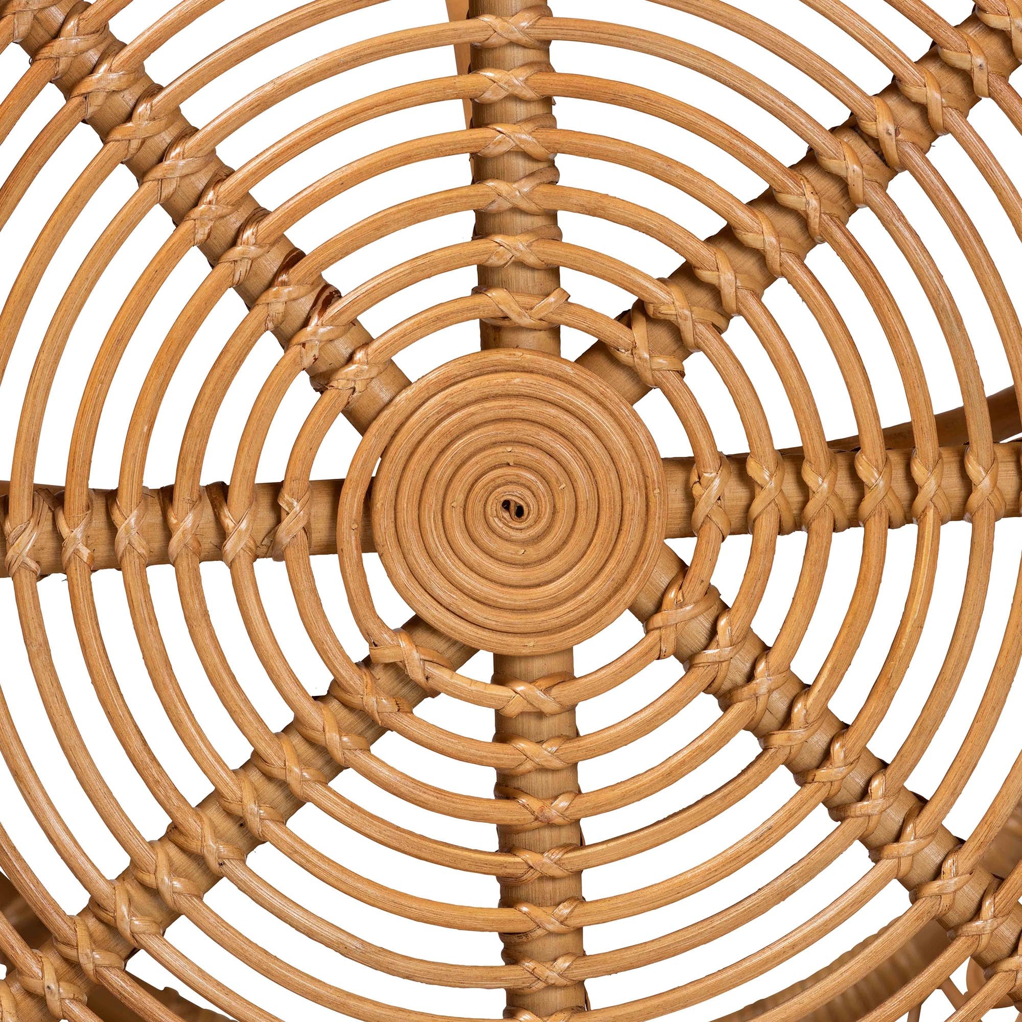 Tiramisu Modern Bohemian Natural Brown Rattan Coffee Table