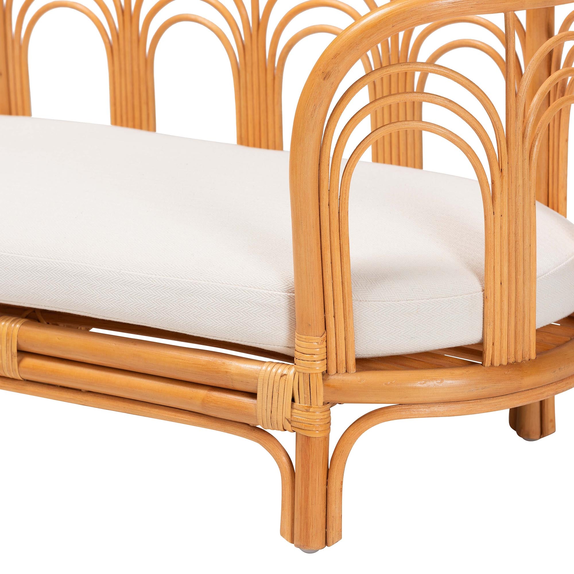 Nariko Bohemian Light Honey Rattan Pet Bed