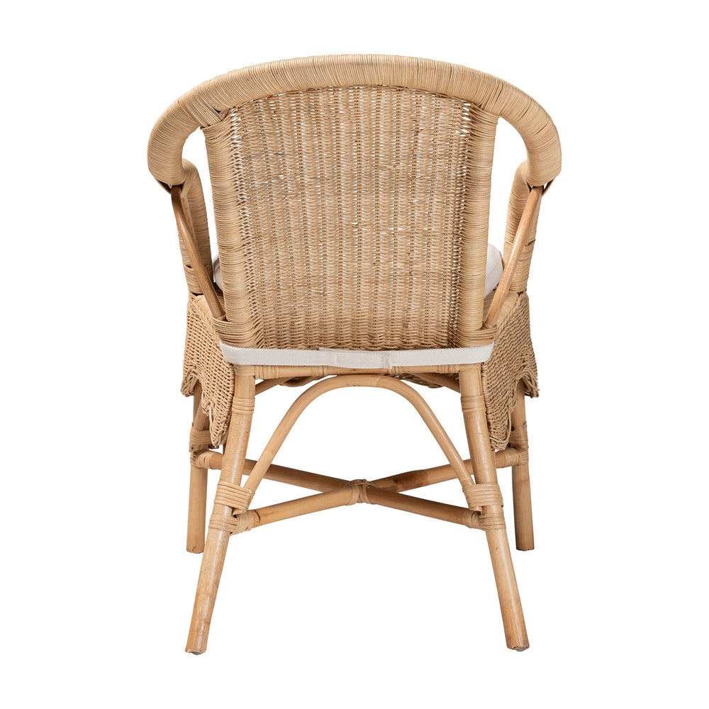 Reinu Natural Rattan Dining Chair