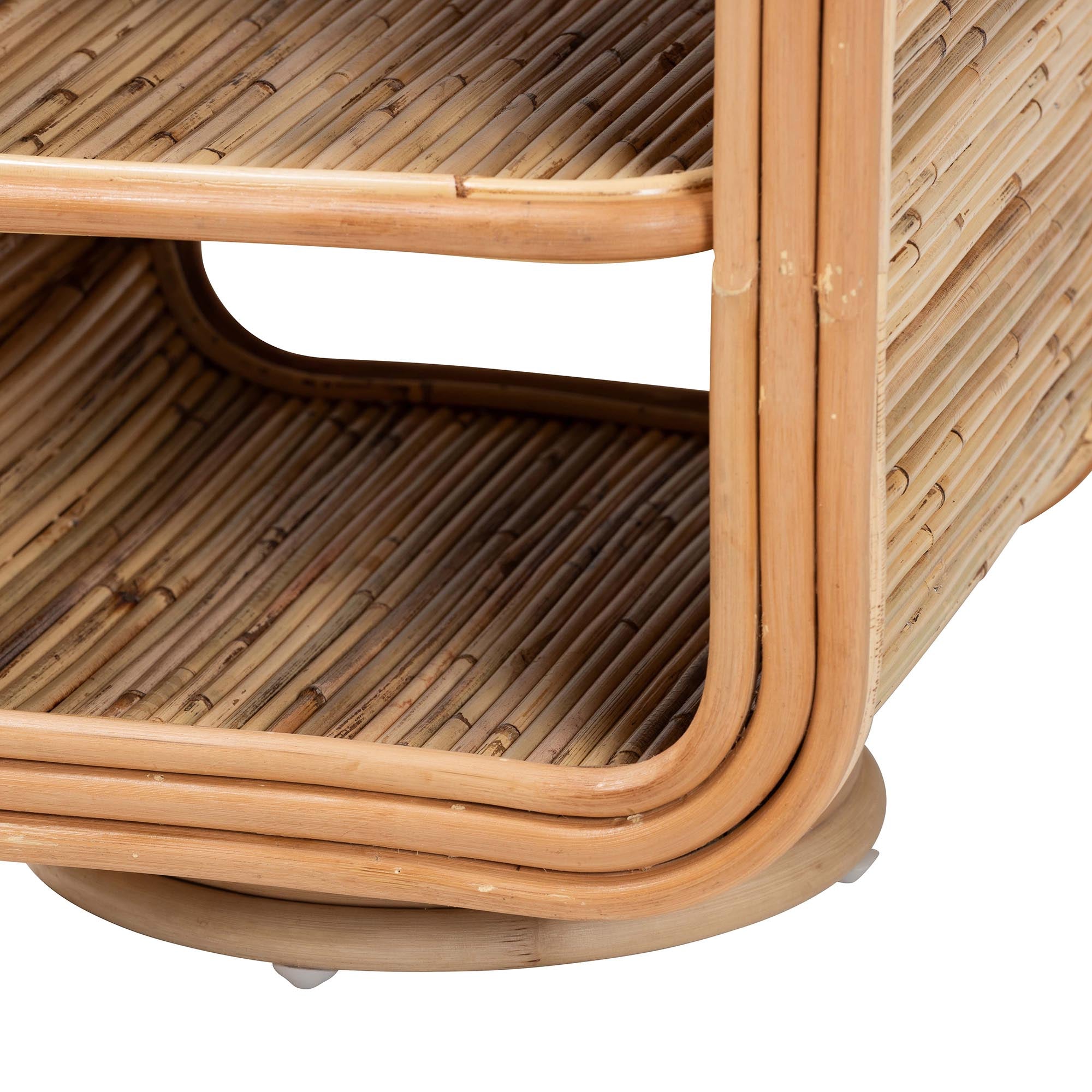 Bethari Bohemian Natural Rattan Nightstand