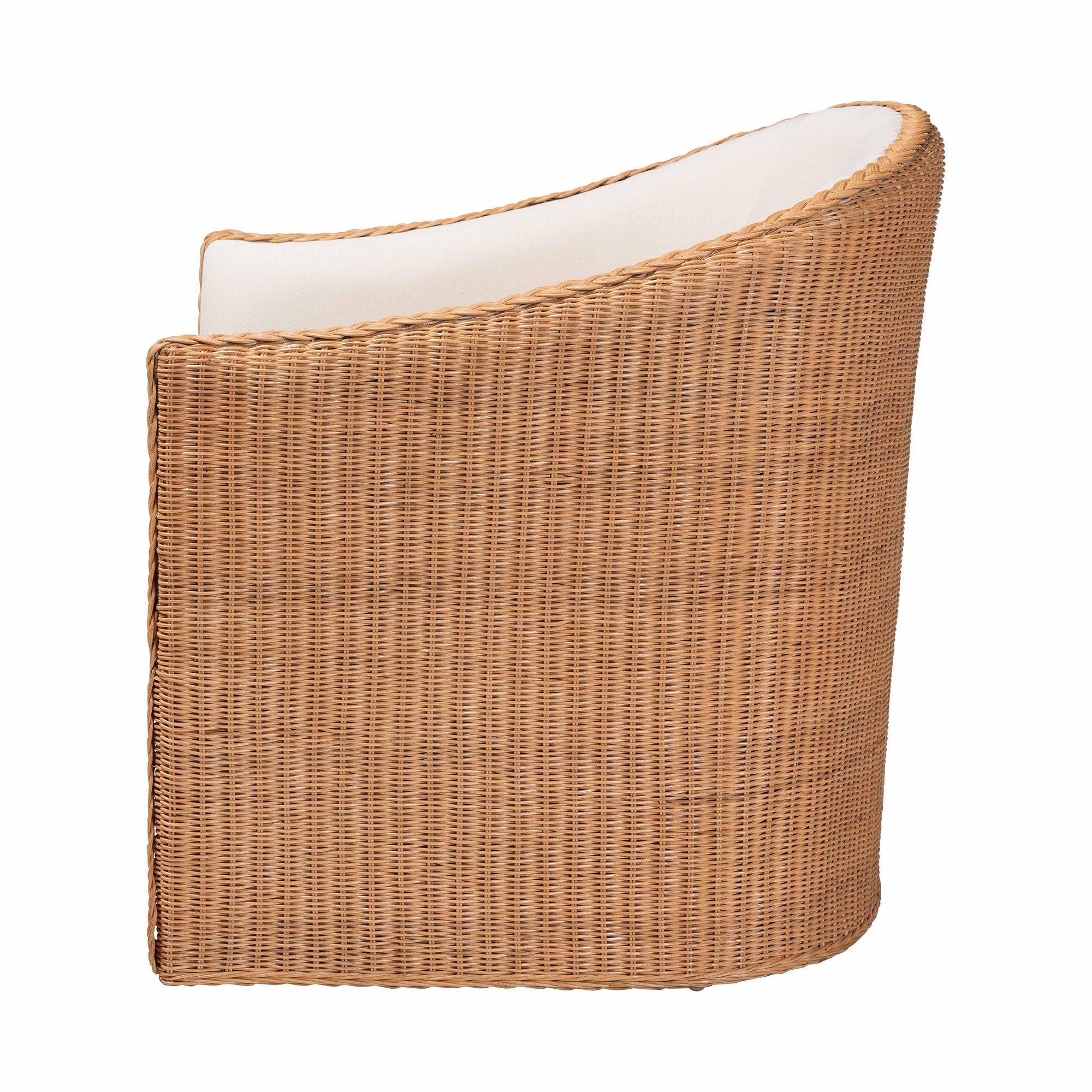 Tessa Bohemian Light Honey Rattan Arm Chair