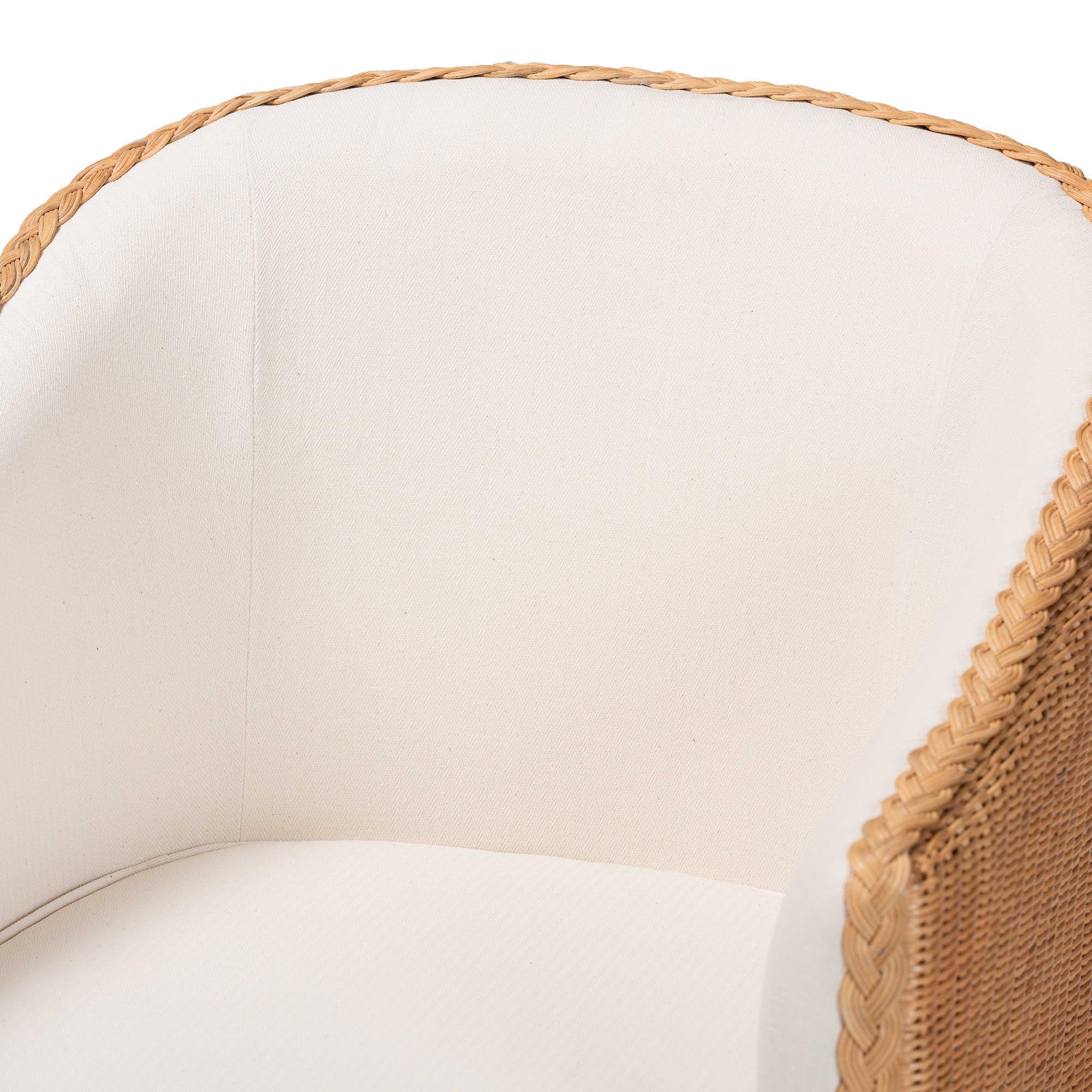 Tessa Bohemian Light Honey Rattan Arm Chair