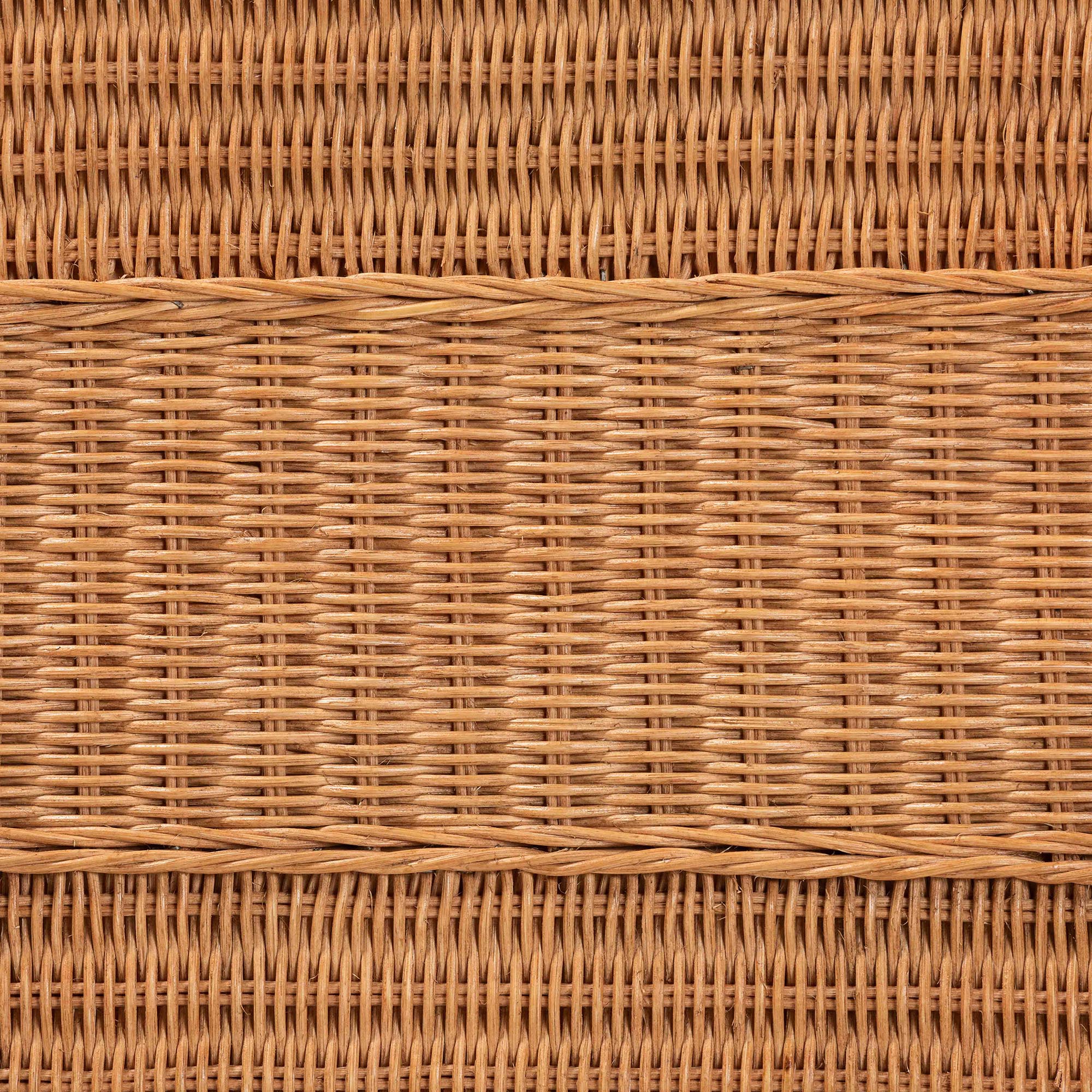 Minahasa Bohemian Light Honey Braided Rattan Side Table
