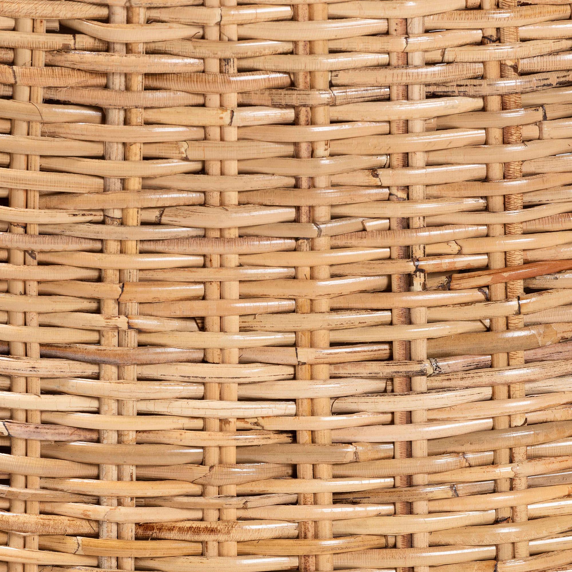 Rowen Bohemian Light Honey Kubu Rattan and Mahogany Wood Dining Chair