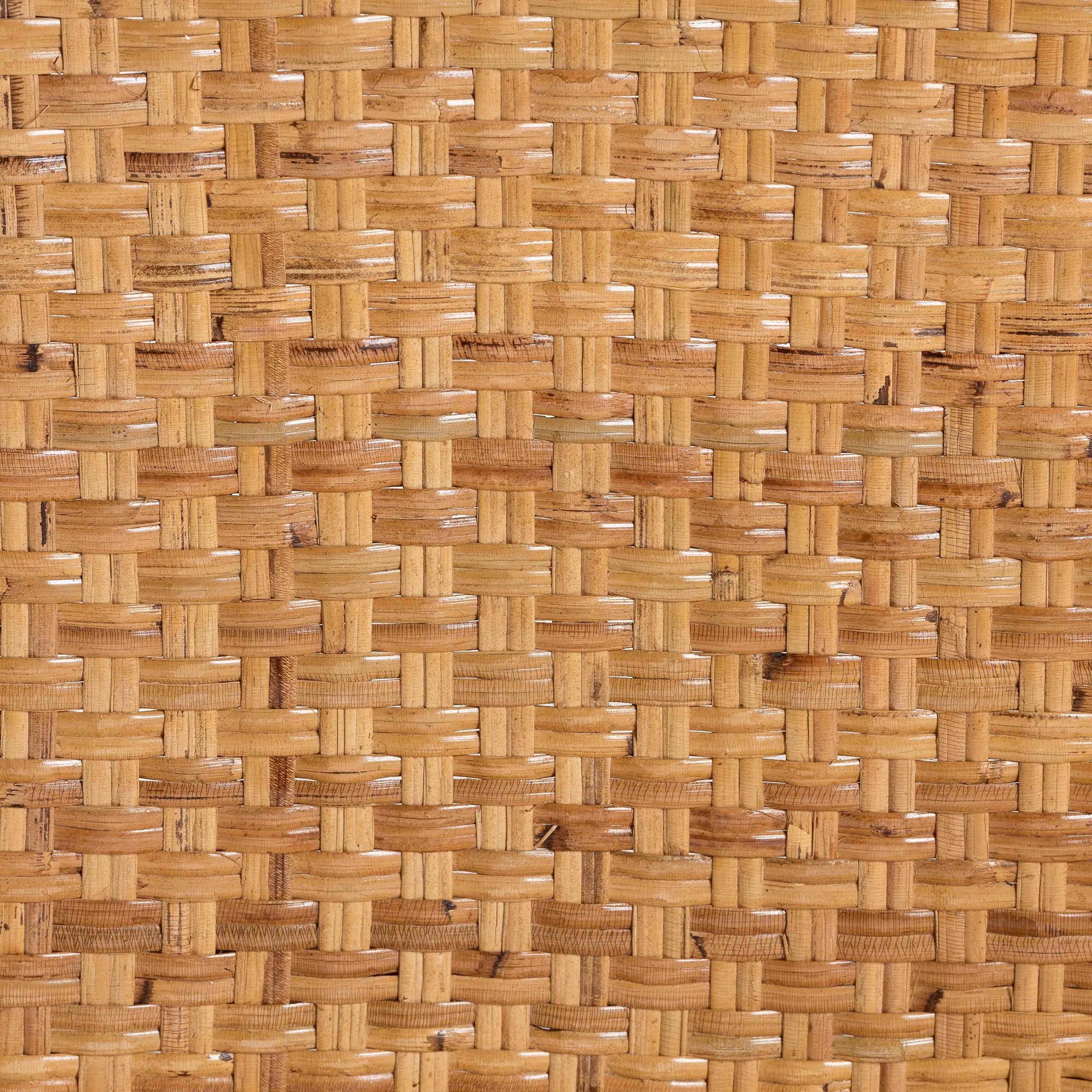 Asgart Bohemian Natural Rattan and Mahogany Wood Bar Stool