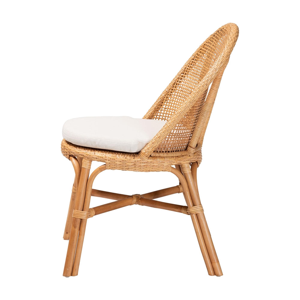 Daniela Bohemian Light Honey Rattan Dining Chair