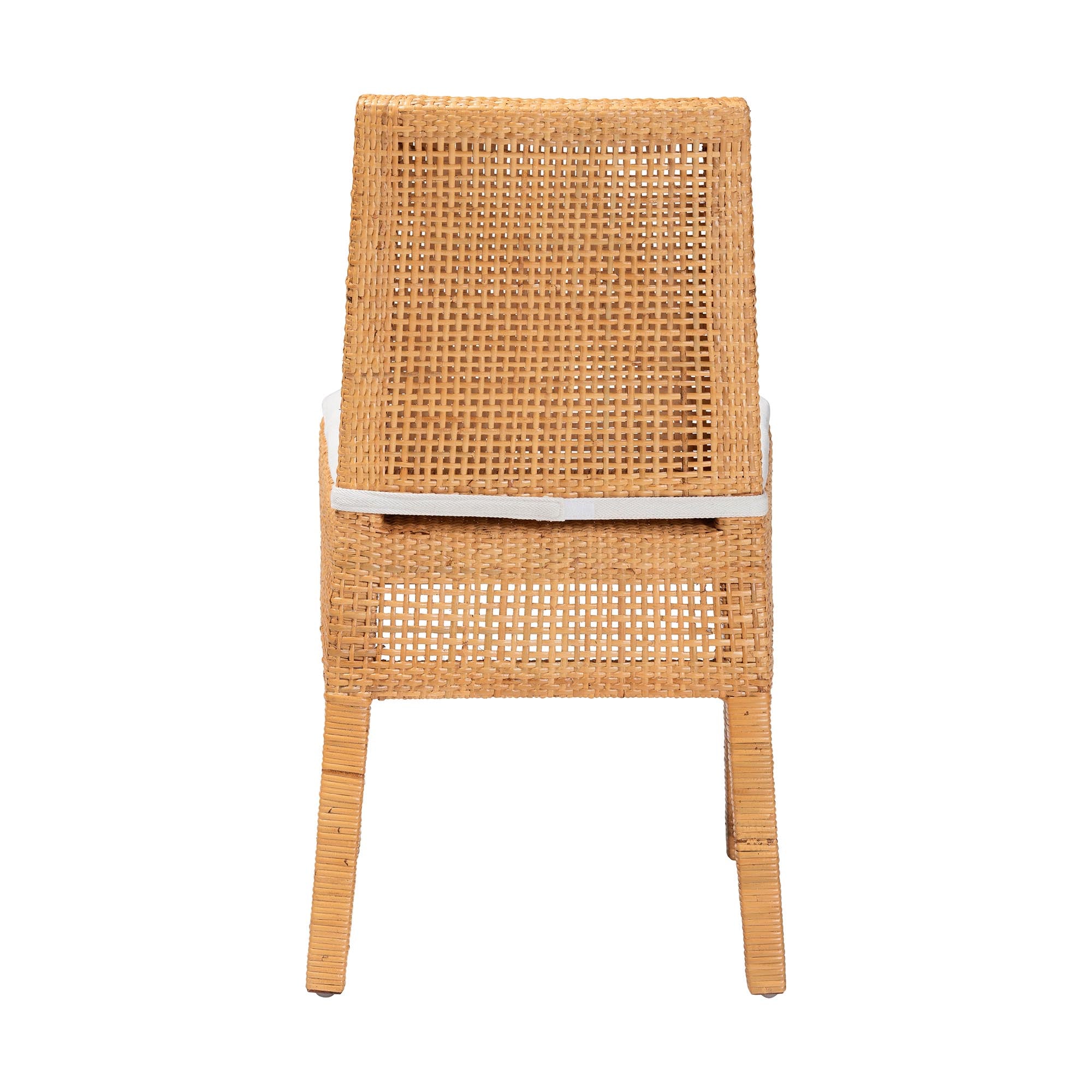 Morris Bohemian Light Honey Rattan Dining Chair