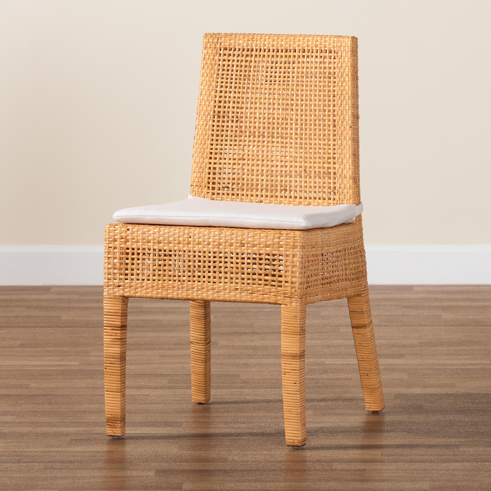 Morris Bohemian Light Honey Rattan Dining Chair