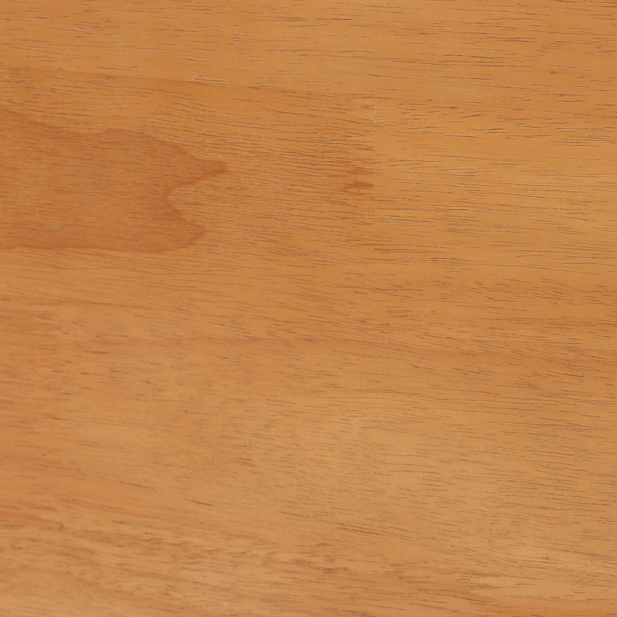 Malaya Modern Oak Brown Wood Queen Platform Bed with Scalloped Edges