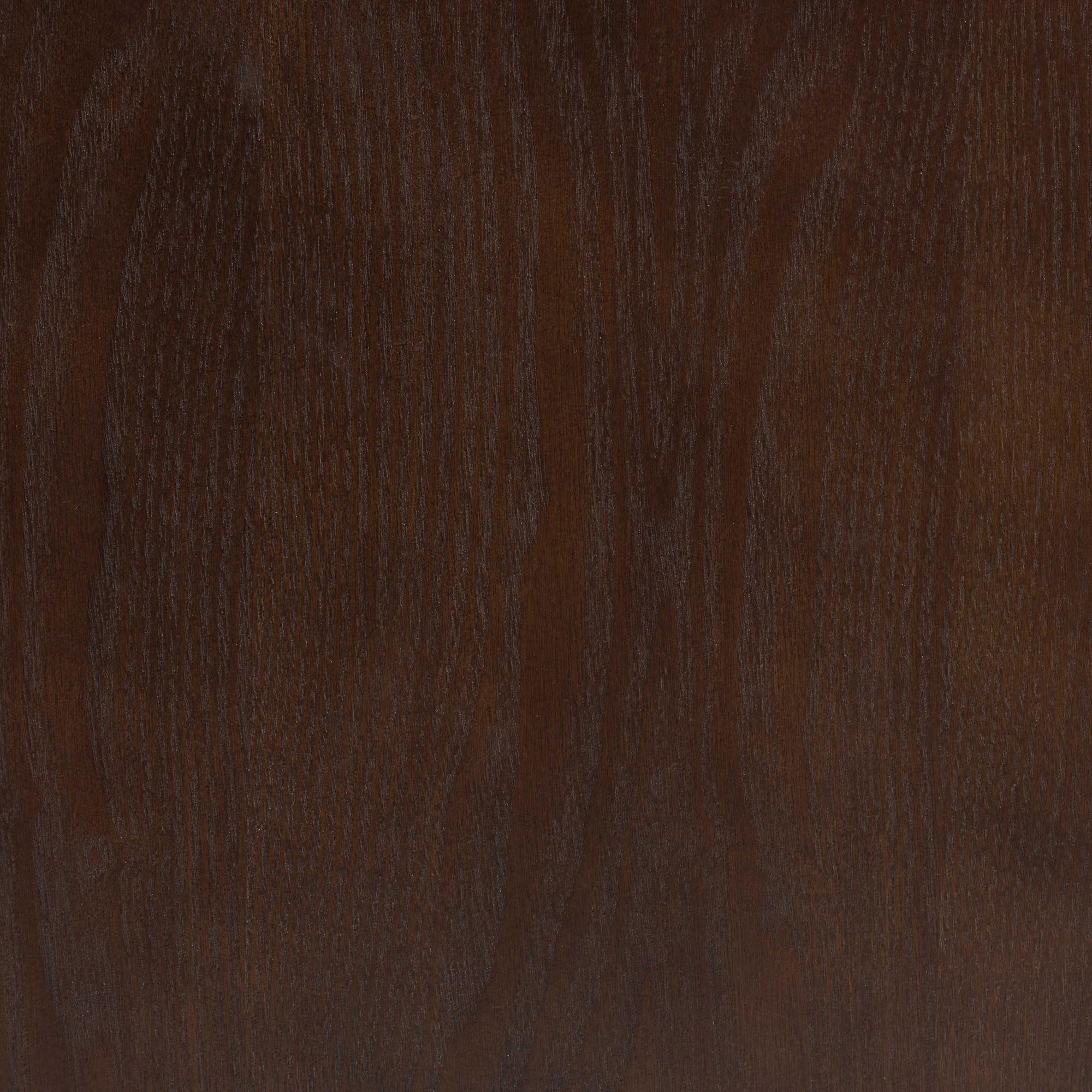 Nikolai Mid-Century Beige Fabric and Wenge Brown Wood 2-Drawer Nightstand