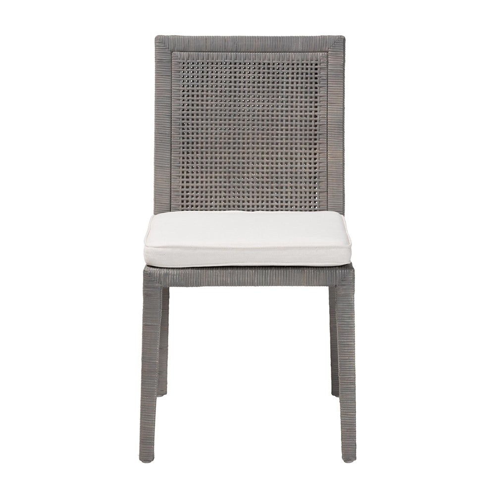 Sofia Grey Rattan Dining Chair
