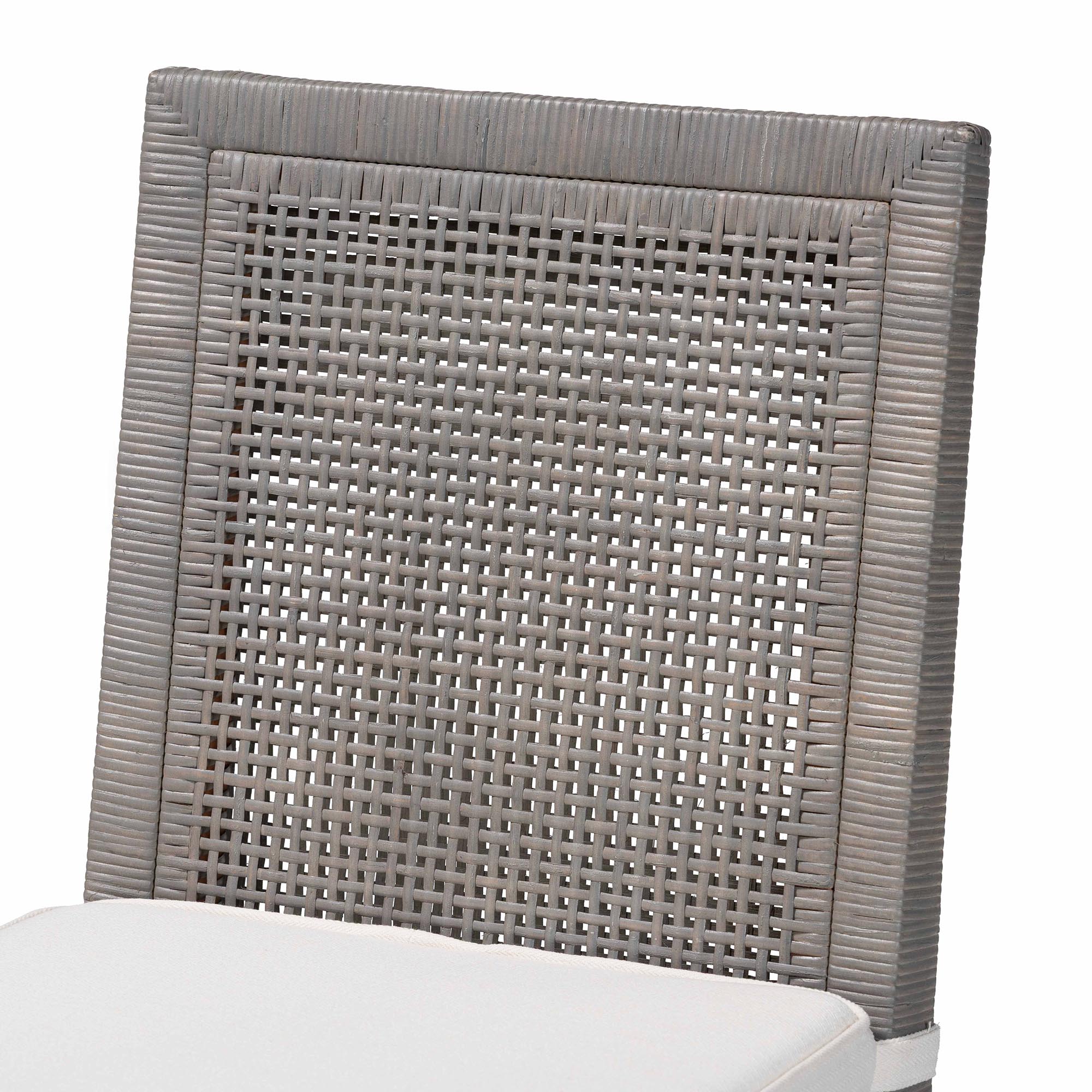 Sofia Grey Rattan Dining Chair