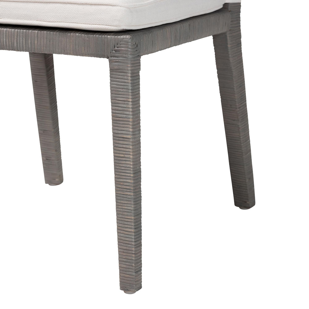 Sofia Grey Rattan Dining Chair