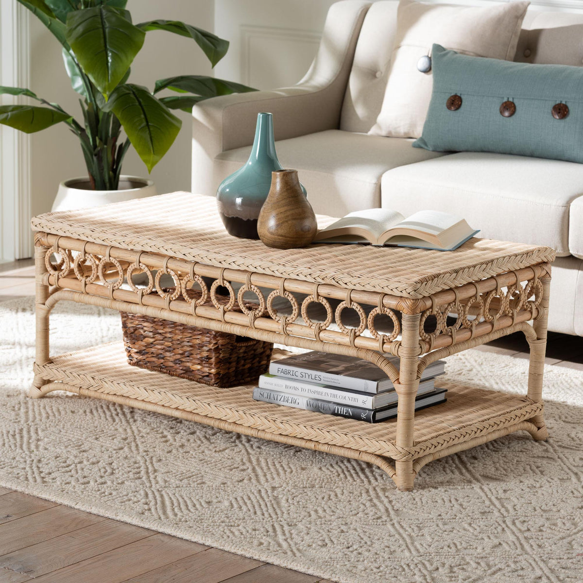 Oxford Natural Rattan Coffee Table