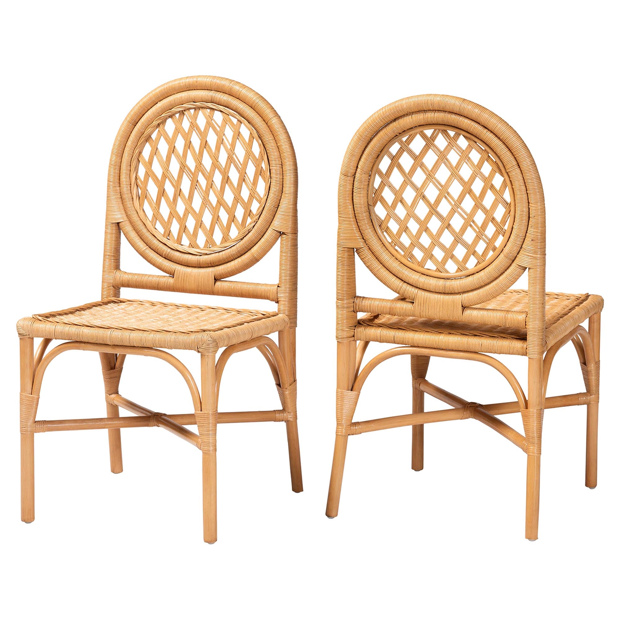 Oxford Natural Rattan Dining Chair