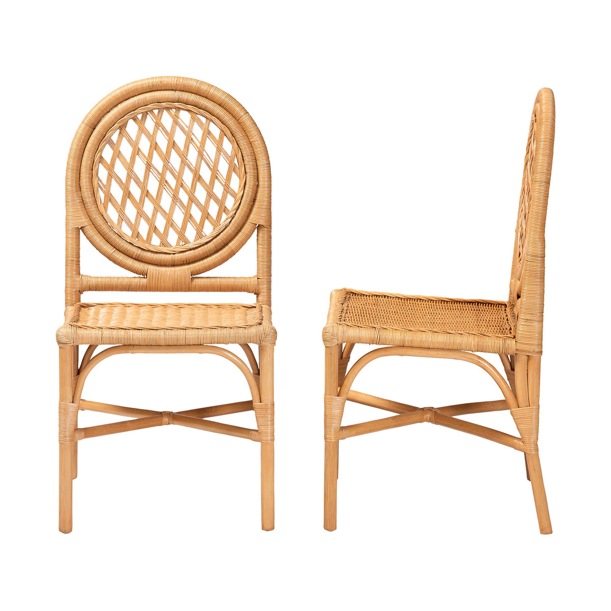 Oxford Natural Rattan Dining Chair
