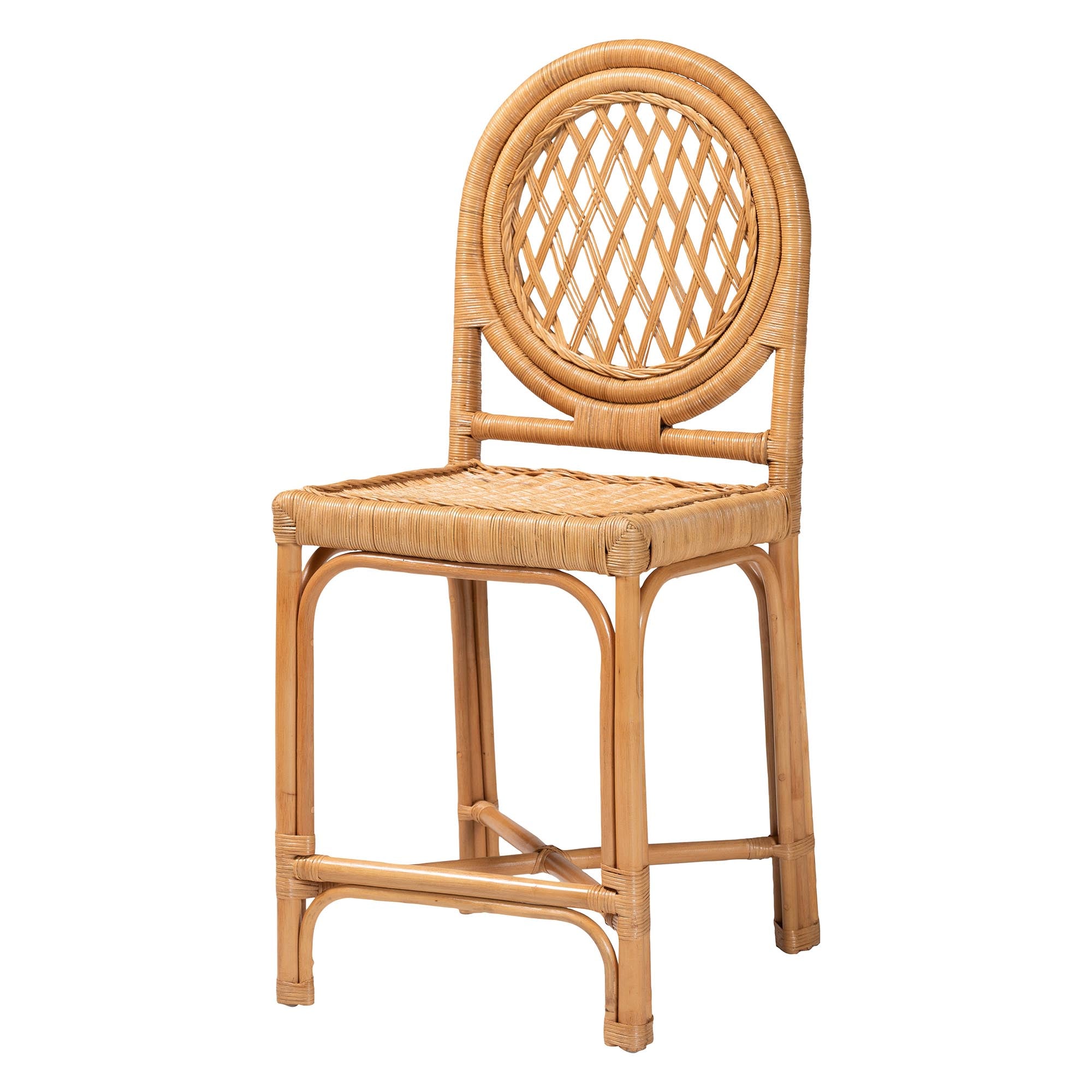 Oxford Natural Rattan Counter Stool