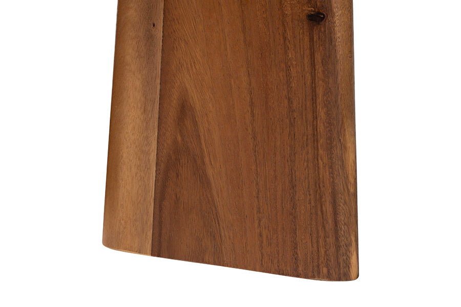 Caruso Suar Wood Console Table - Live Edge Statement Table for Entryway or Living Room