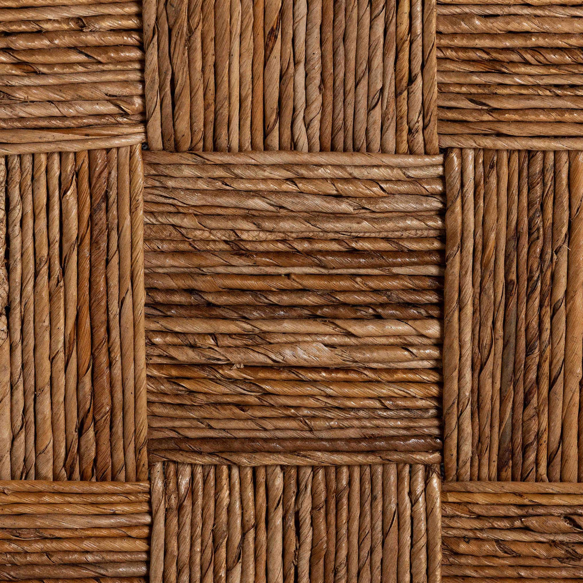 Raniya Handwoven Seagrass Dining Chair Set of 2- Solid Mango Wood Frame with Woven Seat and Backrest, Rustic Boho Style Kitchen or Dining Room Seating, Black