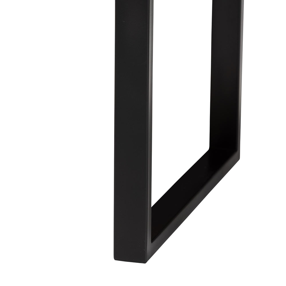 Apio Wood Epoxy Resin Coffee Table with Glass Inlay - Rectangular Live Edge Teak wood Accent Table with Black Metal Base, Modern Rustic Centerpiece