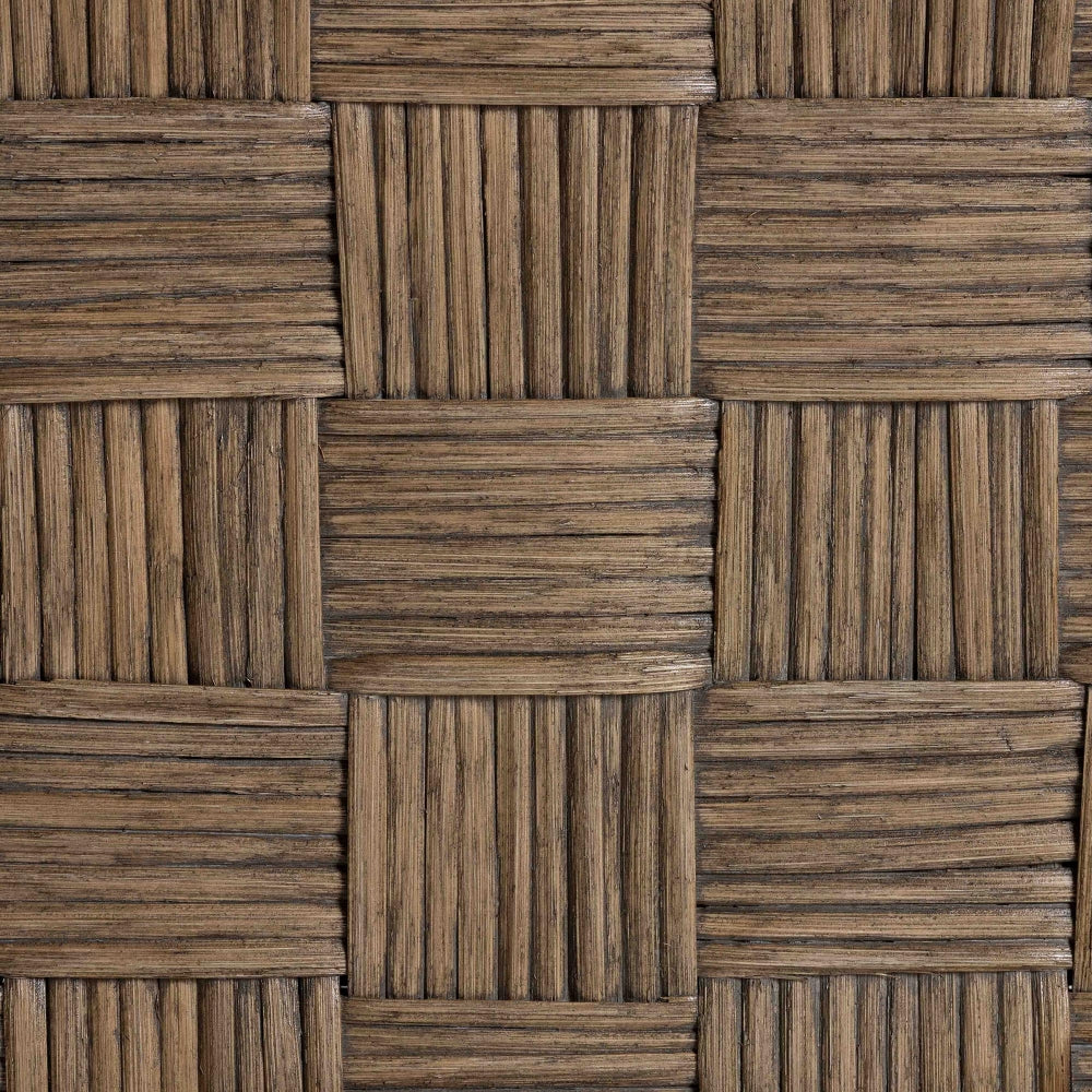 Fatima Natural Rattan Counter Stool with Cushion - Handwoven Wicker Stool with Basketweave Back and Seat, Coastal Boho Seating for Kitchen or Dining Area