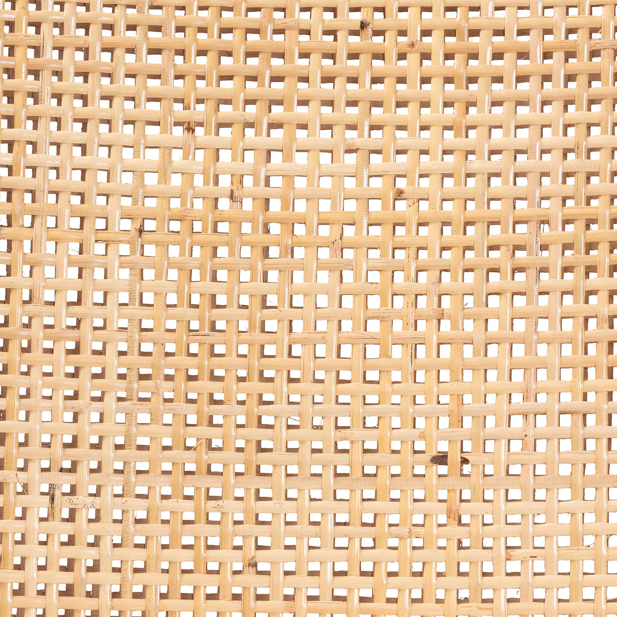 Alexis Natural Rattan Dining Chair - Handcrafted Wingback Accent Chair with Woven Back and Removable Seat Cushion, Coastal Boho Seating for Kitchen or Dining Room