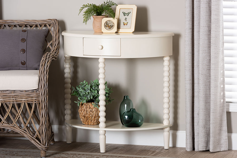 Caruso Suar Wood Console Table - Live Edge Statement Table for Entryway or Living Room