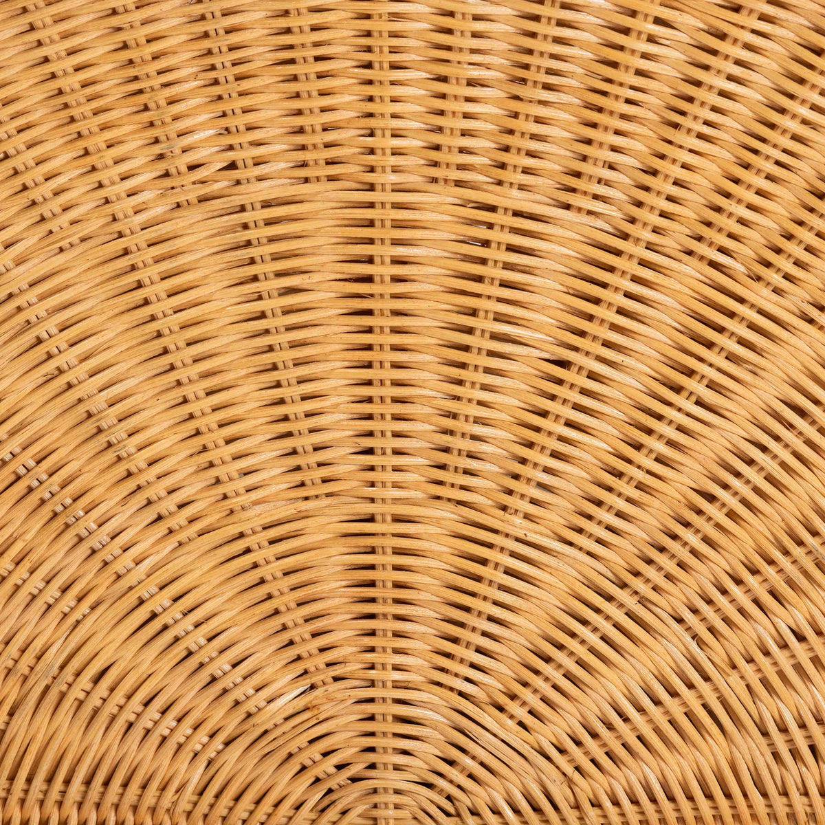 Aries Natural Rattan Chaise Lounge Chair with Cushion - Handwoven Wicker Accent Lounger Rolled Backrest and Arms for Living Room or Sunroom