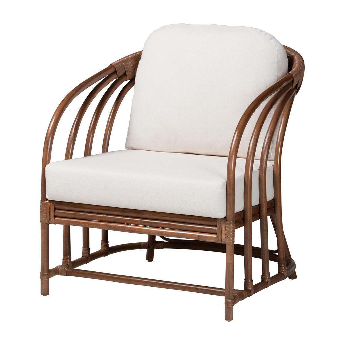 Stan Natural Rattan Lounge Chair