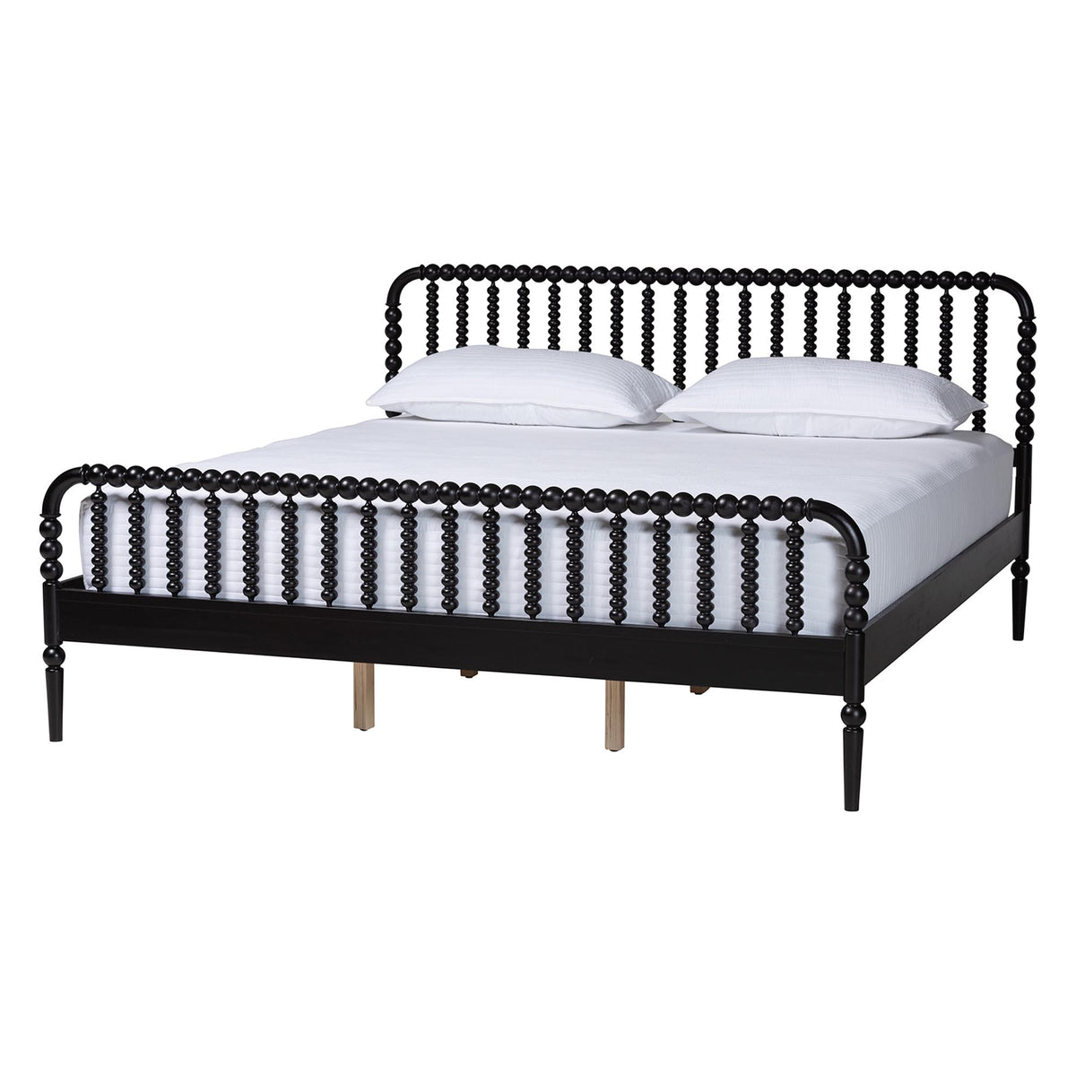 Lucera Platform Bed, Black, King