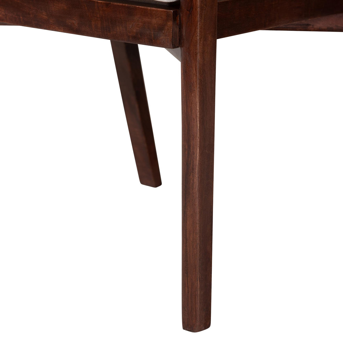 Fairmont Natural Rattan Wrapped 2-Piece Dining Chair Set, Mocha Brown