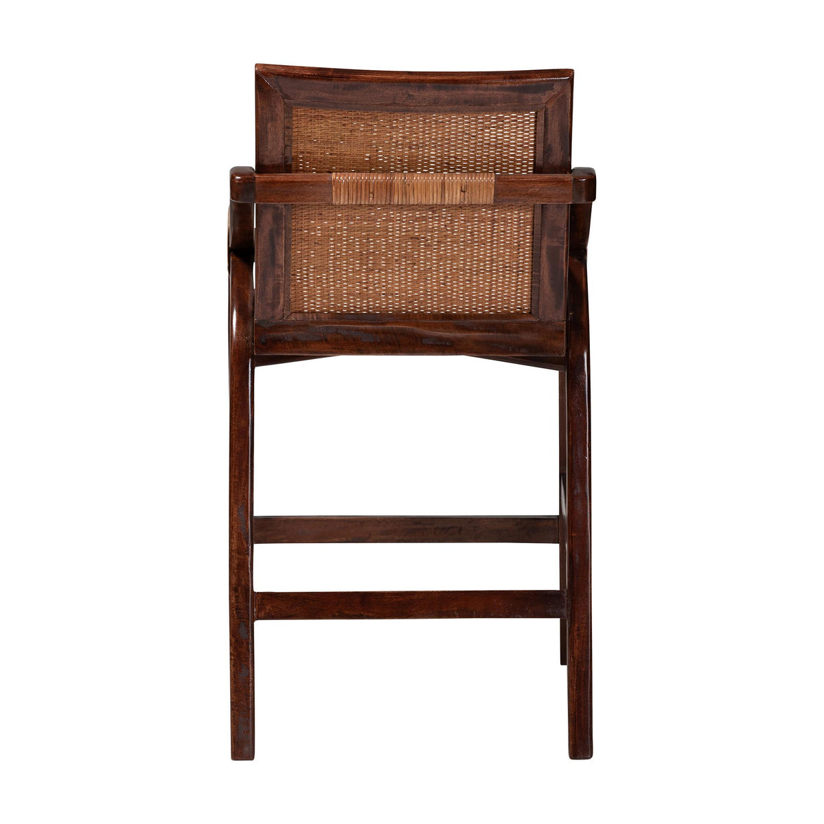 Fairmont Natural Rattan Wrapped Counter Stool, Honey