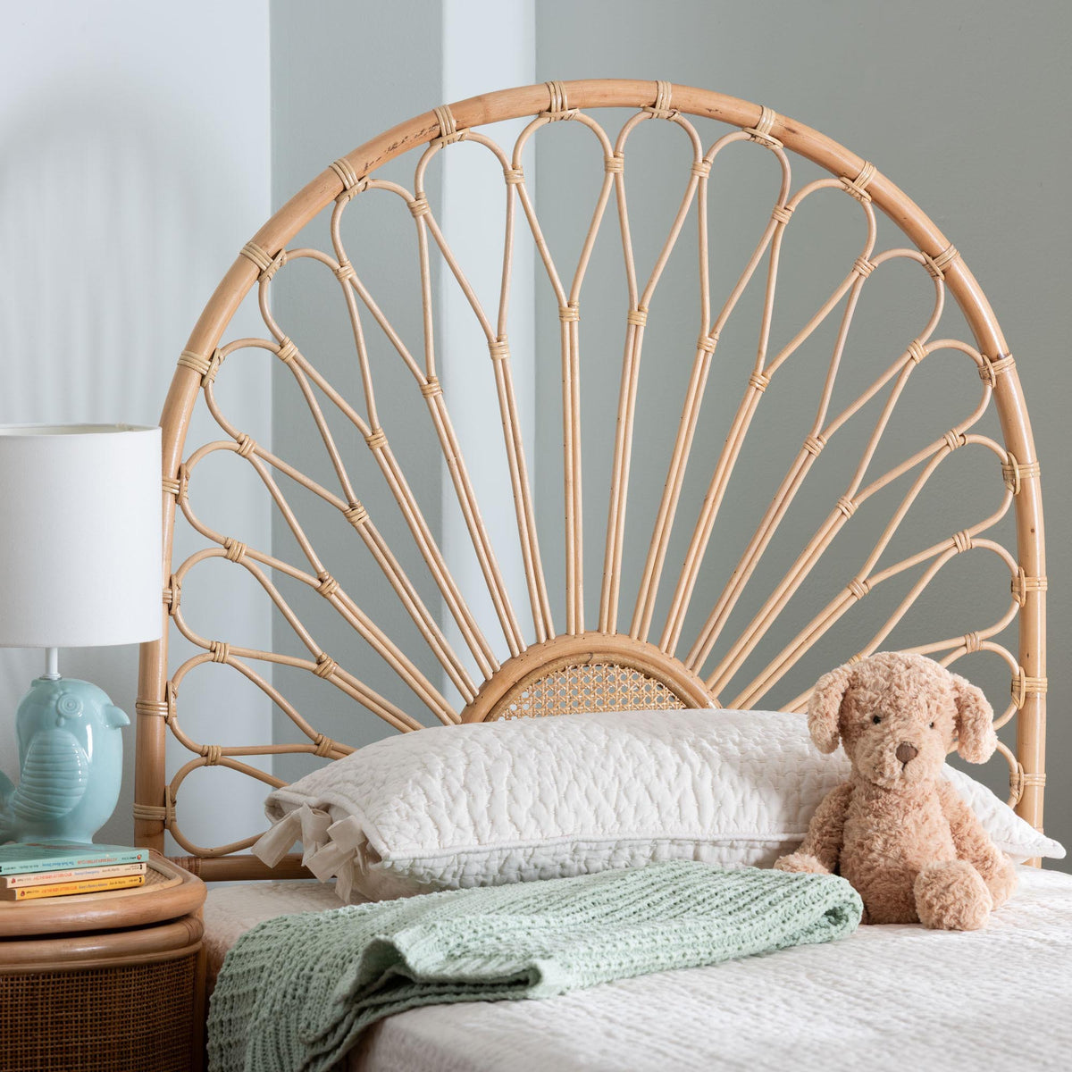 Perenna Natural Rattan Headboard, Twin