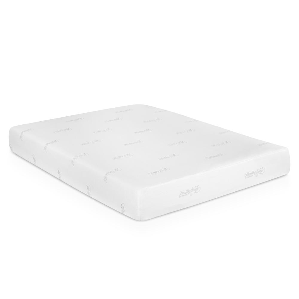 Pauline Furinno Angeland King Gel Memory Foam Mattress – 10-Inch Plush Support for Pressure Relief