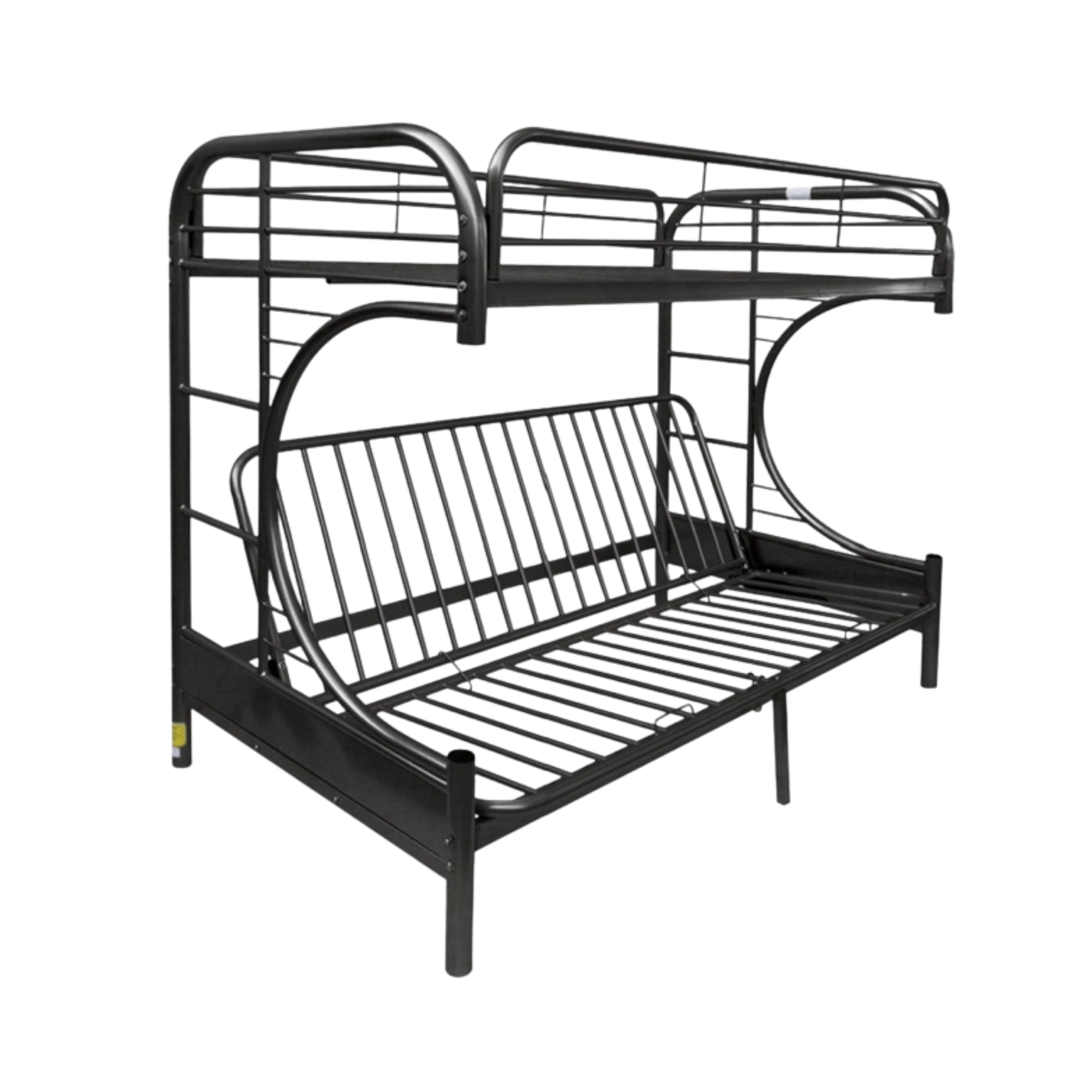Eclipse Twin/Full/Futon Bunk Bed, Black