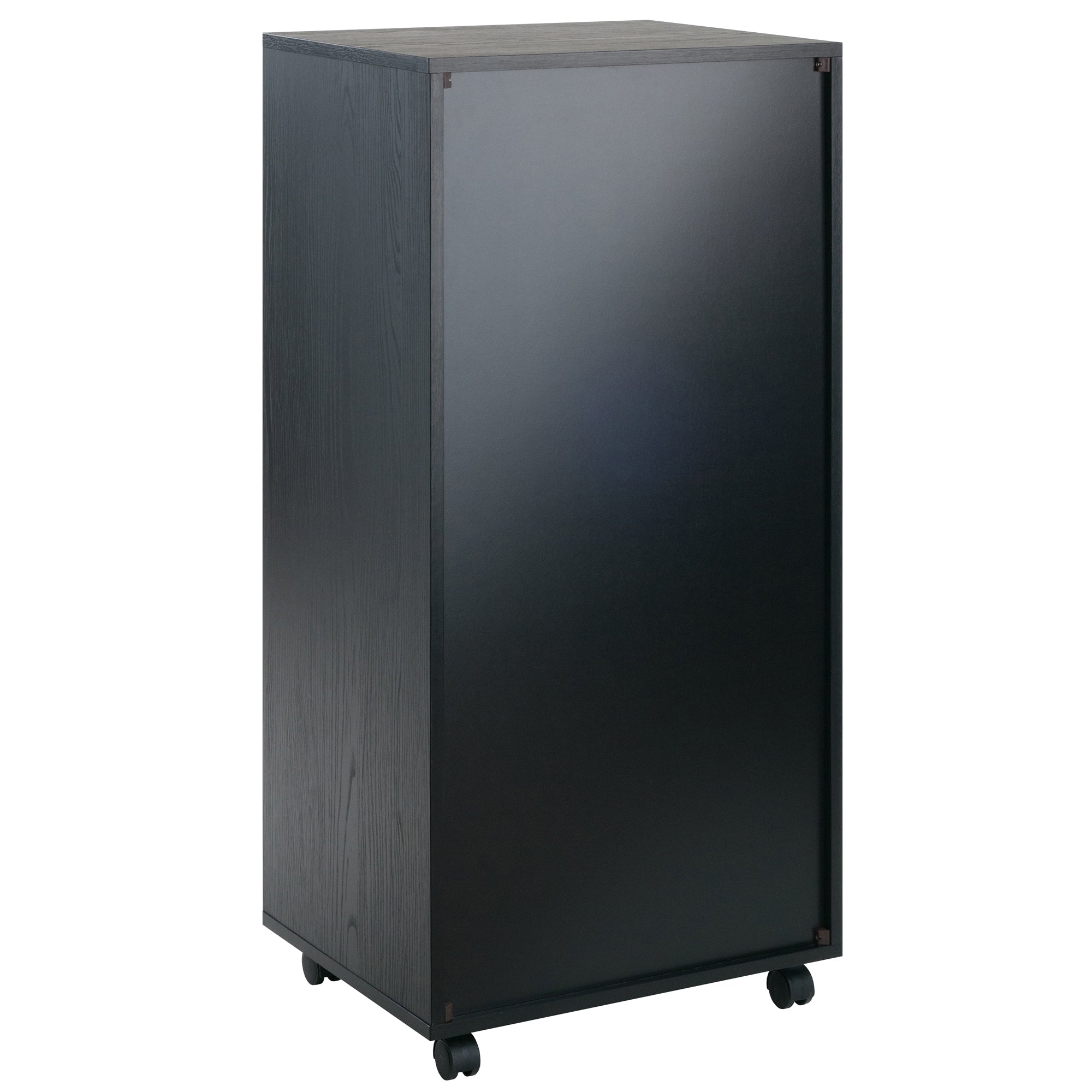 Halifax 5-Drawer Storage Mobile Cabinet, Black