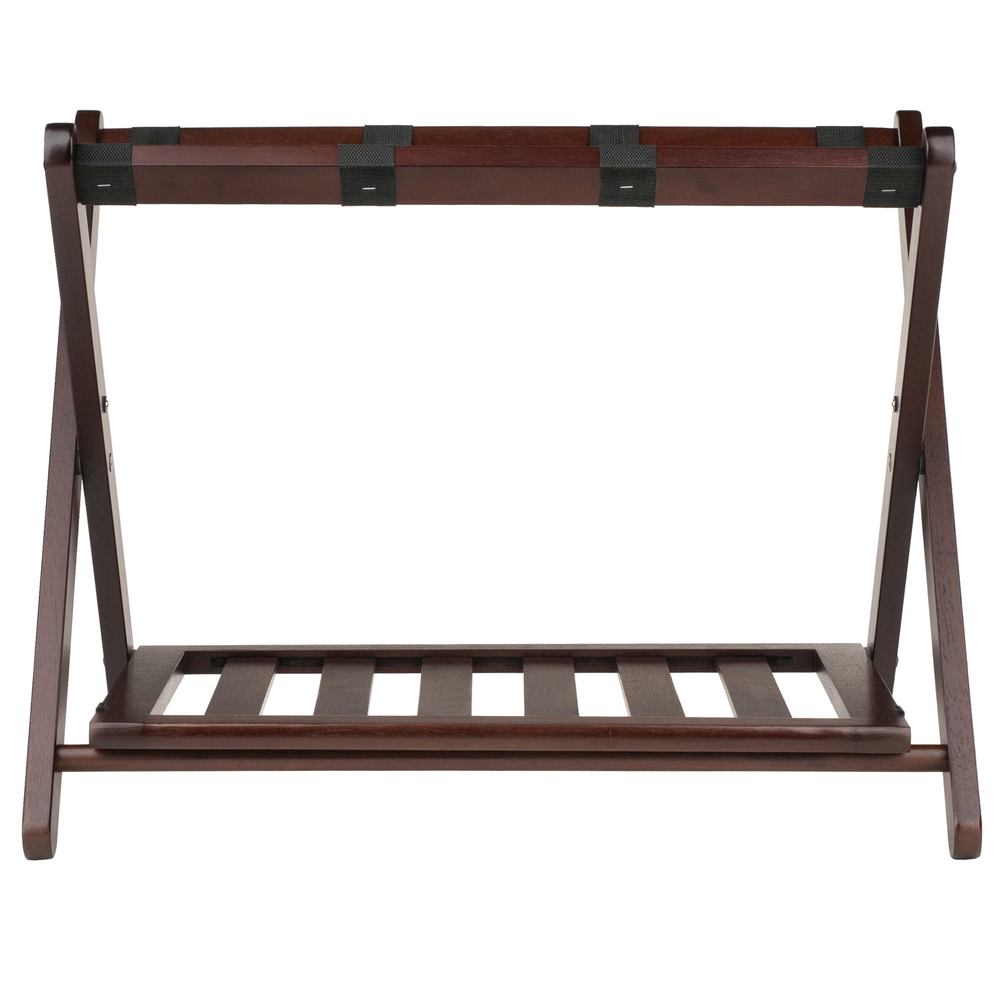 Reese Luggage Rack, Shelf, Cappuccino