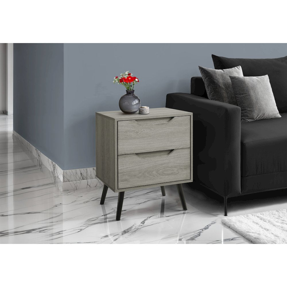 Lauro - Accent Table Side Table End Storage Drawer Nightstand Bedroom Living