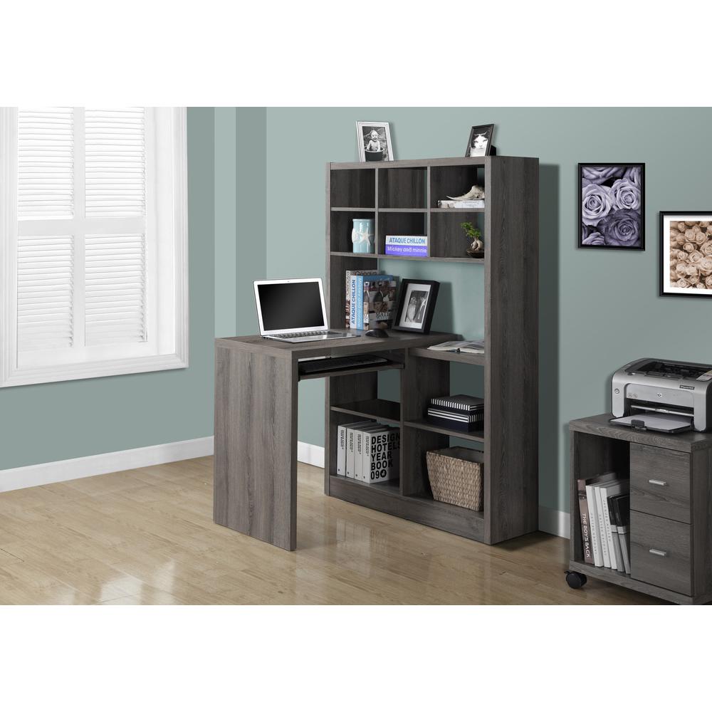 Alya - Computer Desk Home Office Bookcase Corner Storage Shelves Left Right