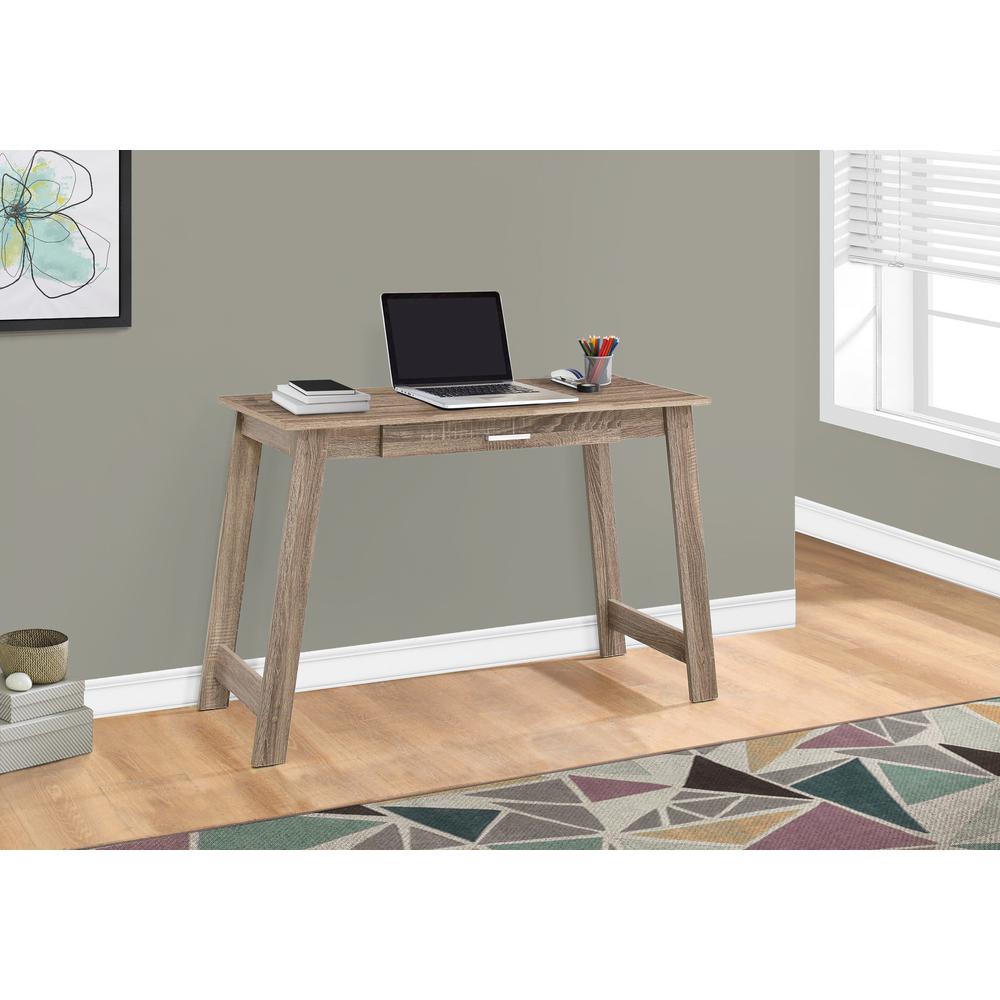 Jessie - Computer Desk Home Office Laptop Storage Drawers Work Brown Laminate