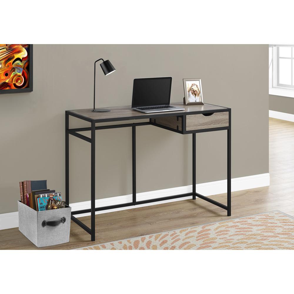 Palma - Computer Desk Home Office Laptop Storage Drawer 42"L Work Brown