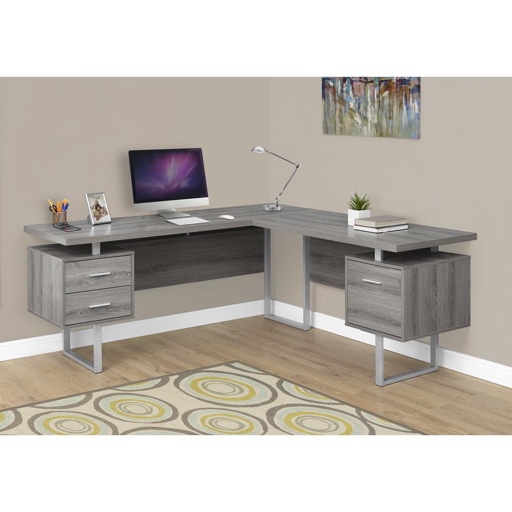 Kirana - Computer Desk Home Office Corner Left Right Set-up Storage Drawers
