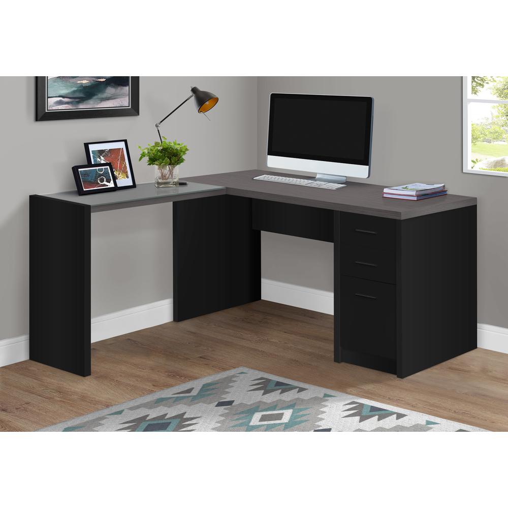 Asami - Computer Desk Home Office Corner Storage Drawers L Shape Work