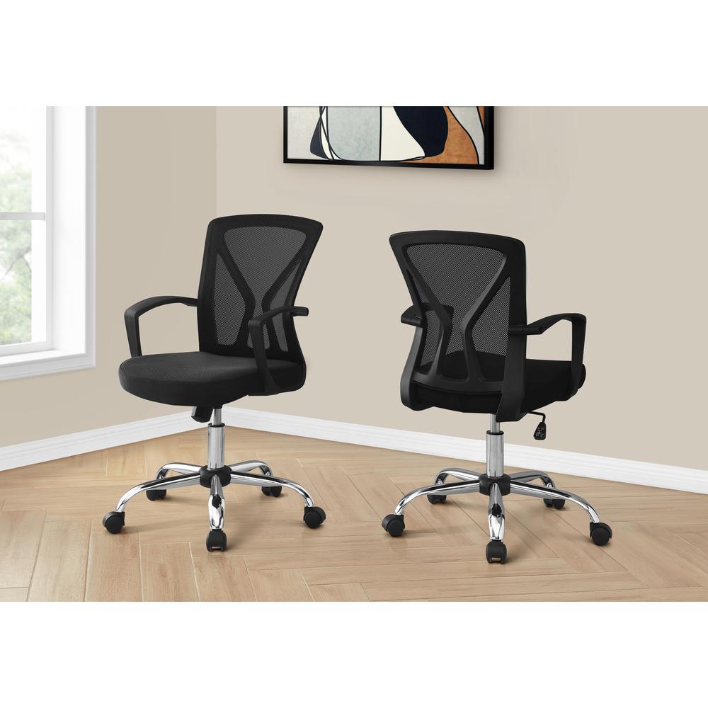Luxio - Office Chair Adjustable Height Swivel Ergonomic Armrests Computer Desk Work