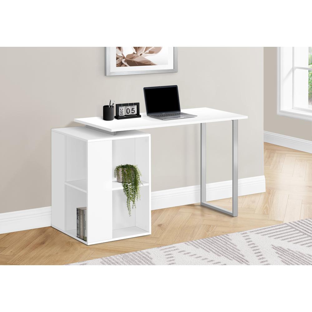 Tallis - Computer Desk Home Office Left Right Set-up Storage Shelves 55"L
