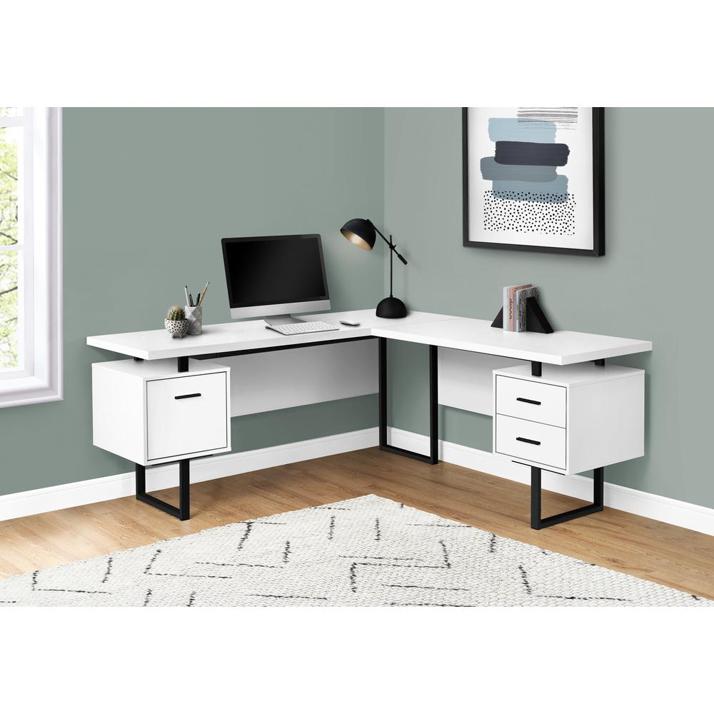 Delgado - Computer Desk Home Office Corner Left Right Set-up Storage Drawers