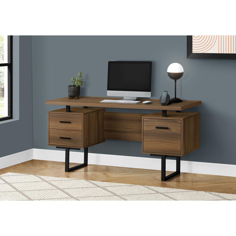Luise - Computer Desk Home Office Laptop Left Right Set-up Storage Drawers