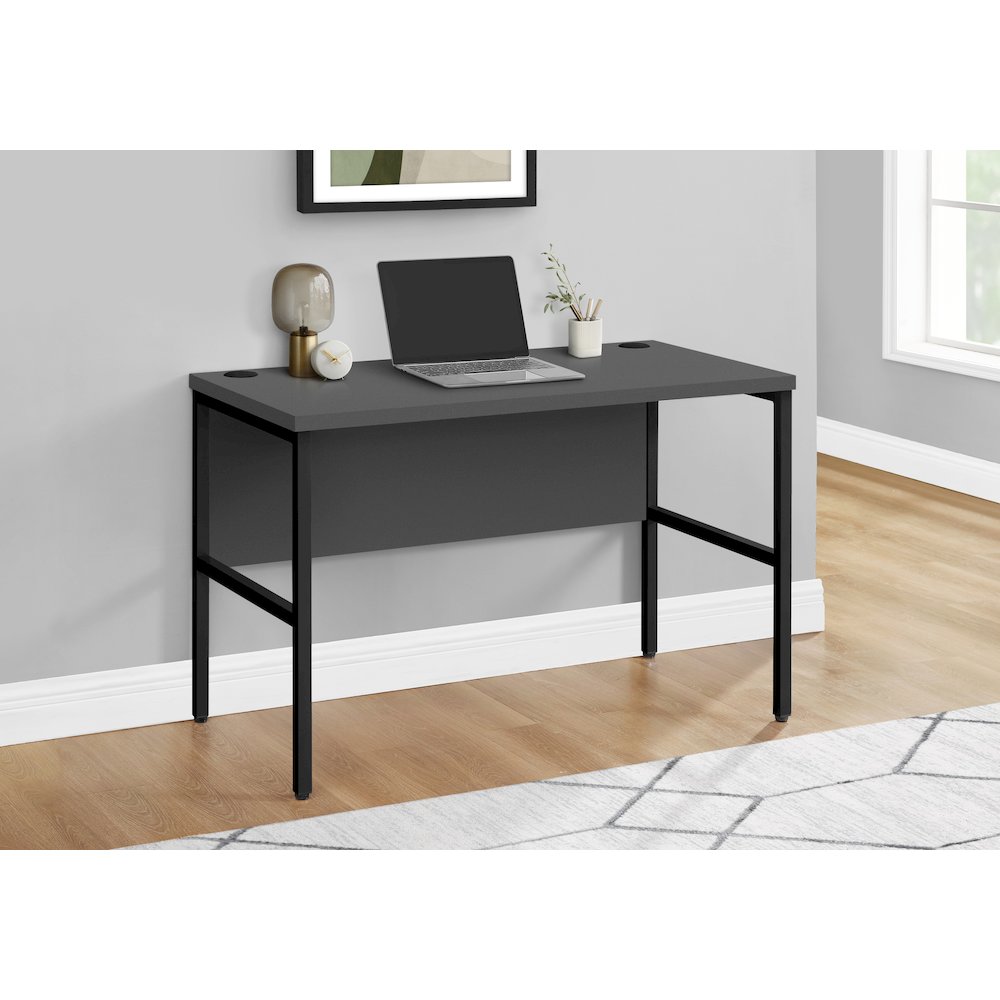 Sadiya - Computer Desk 48"L Work Home Office Commercial Grade Grey Laminate