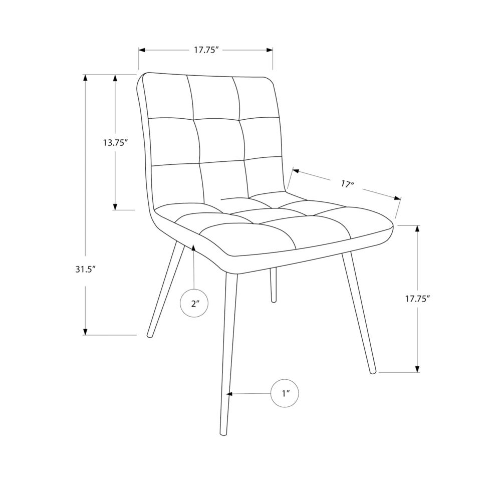 Moesha - Dining Chair Set Of 2 Side Upholstered Kitchen Dining Room