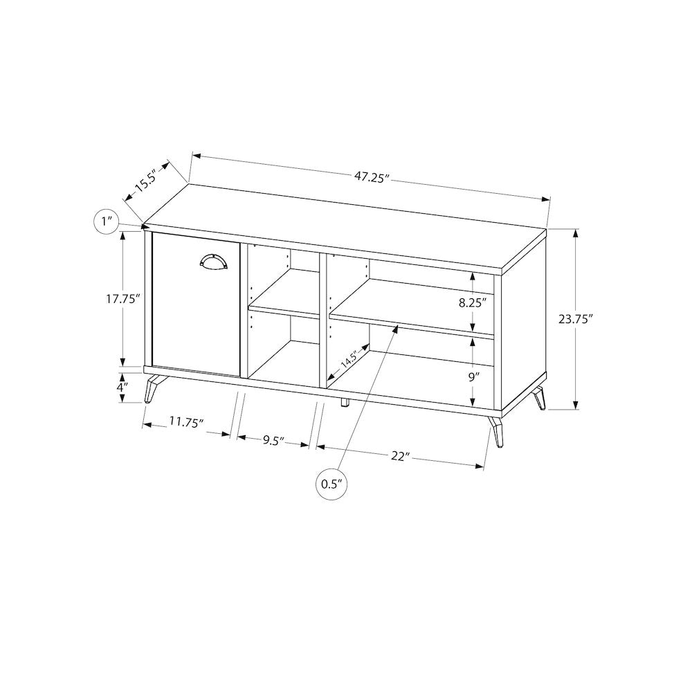 Peace - Tv Stand 48 Inch Console Media Entertainment Center Storage Cabinet